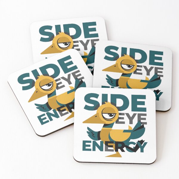 Item preview, Side Eye Energy Funny Reaction Meme designed and sold by Quiet Mode Studio.