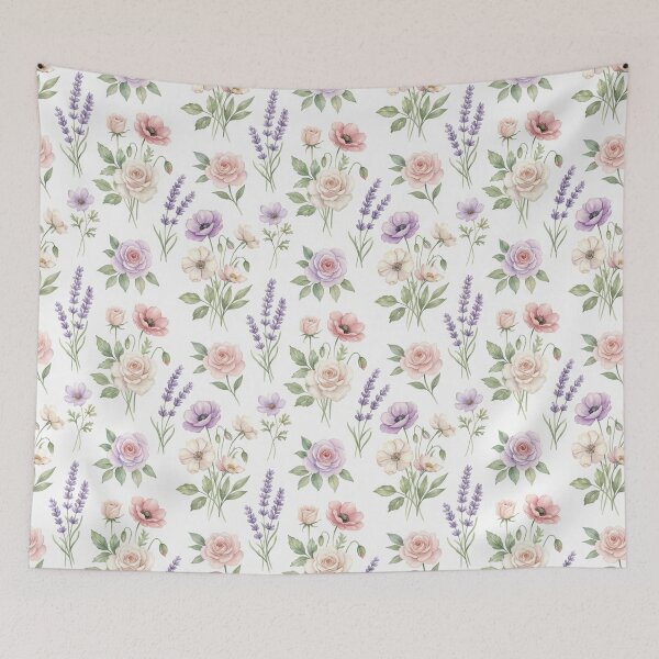 Item preview, French Provence Floral Pattern – Seamless Watercolor Wildflowers, Romantic Pastel Design designed and sold by Ksk-Studio-Co.