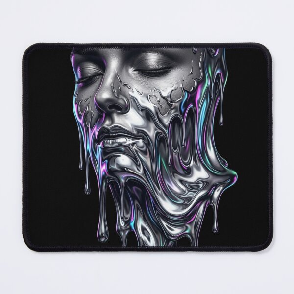 Item preview, Liquid Metal Face designed and sold by Stickersdevelop.