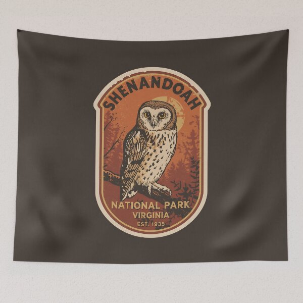 Item preview, A Vintage Travel Art of the Shenandoah National Park - Virginia  designed and sold by GoodOldVintage.