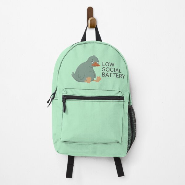 Item preview, Low Social Battery Relatable Meme Design designed and sold by Quiet Mode Studio.
