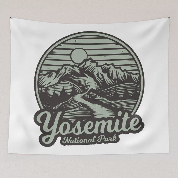 Item preview, Yosemite National Park Mountain Trail designed and sold by Esskay Designs.