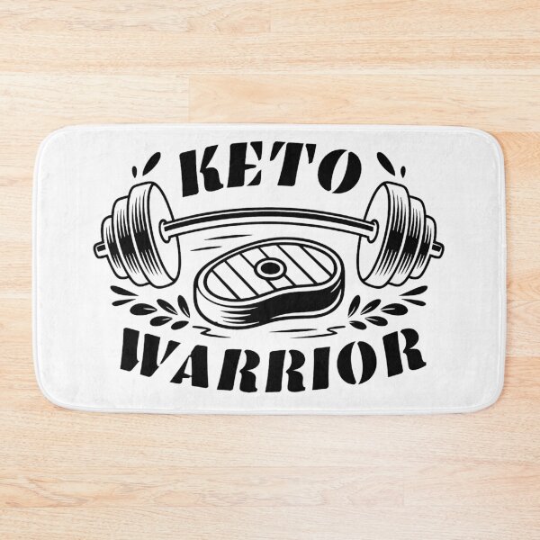 Item preview, Keto Warrior - Dark Minimalist Fitness & Ketogenic Art designed and sold by DOROTA-0909.