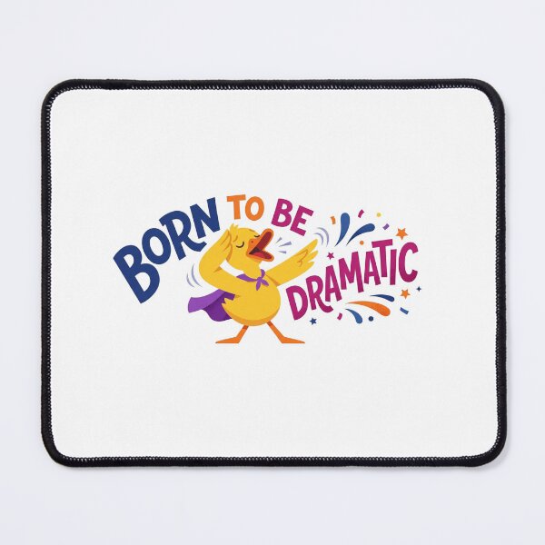 Item preview, Born To Be Dramatic Funny Aesthetic Meme designed and sold by Quiet Mode Studio.