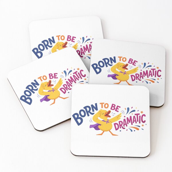 Item preview, Born To Be Dramatic Funny Aesthetic Meme designed and sold by Quiet Mode Studio.