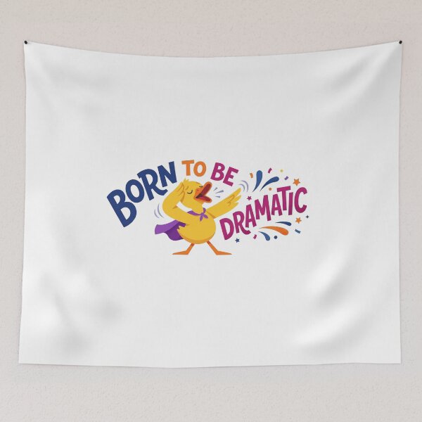 Item preview, Born To Be Dramatic Funny Aesthetic Meme designed and sold by Quiet Mode Studio.