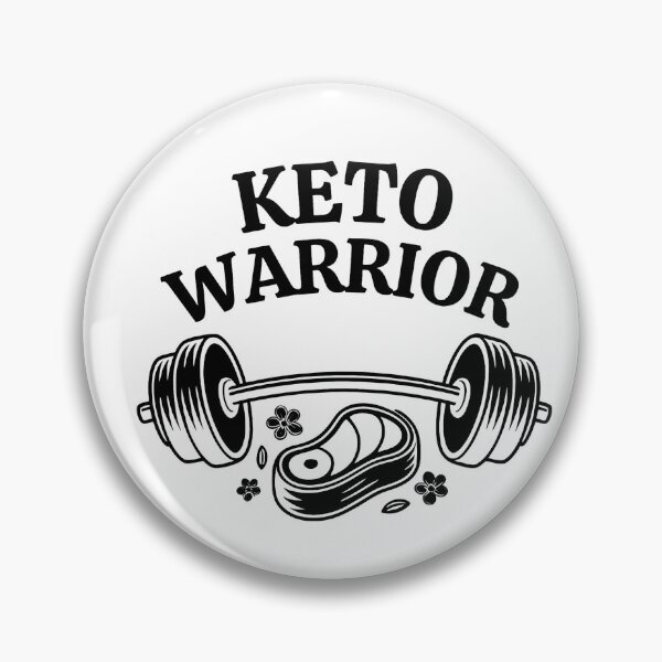 Item preview, Keto Warrior - Minimalist Gym & Low Carb Fitness Lifestyle designed and sold by DOROTA-0909.