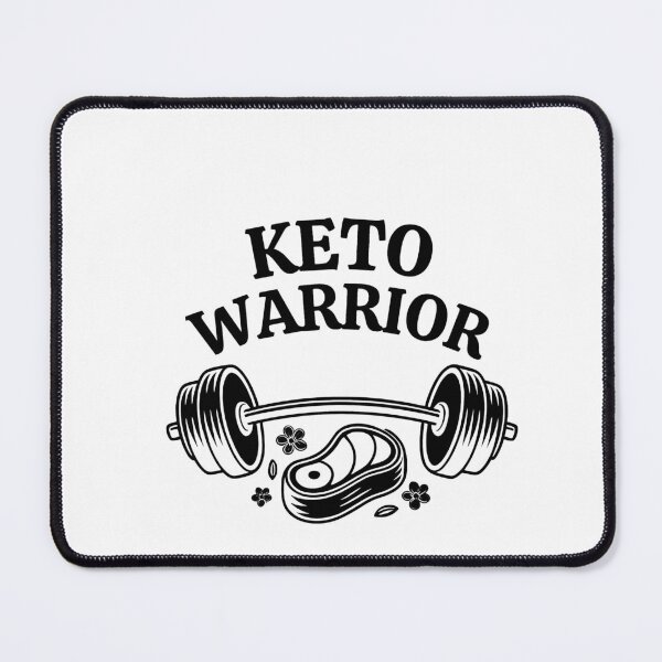 Item preview, Keto Warrior - Minimalist Gym & Low Carb Fitness Lifestyle designed and sold by DOROTA-0909.