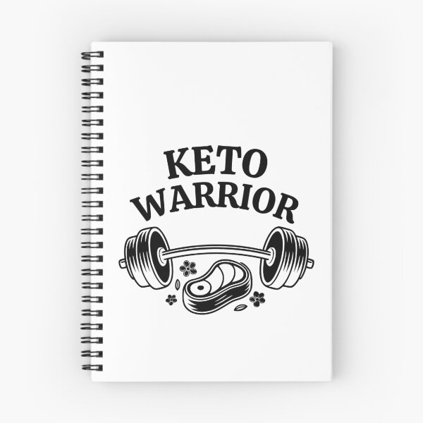 Item preview, Keto Warrior - Minimalist Gym & Low Carb Fitness Lifestyle designed and sold by DOROTA-0909.