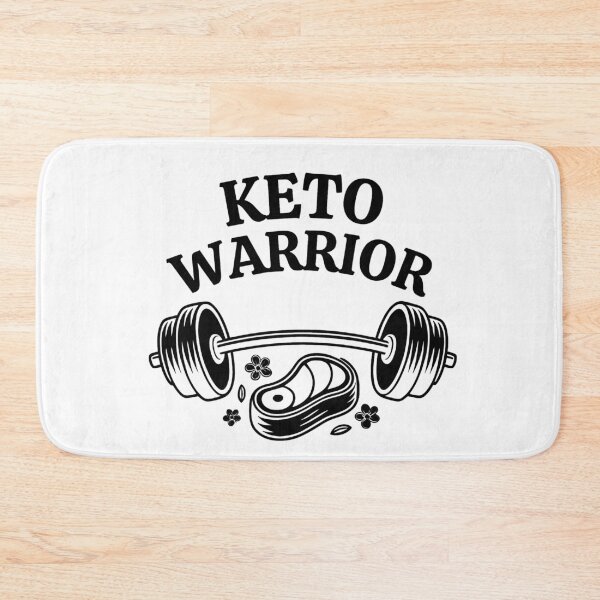 Item preview, Keto Warrior - Minimalist Gym & Low Carb Fitness Lifestyle designed and sold by DOROTA-0909.