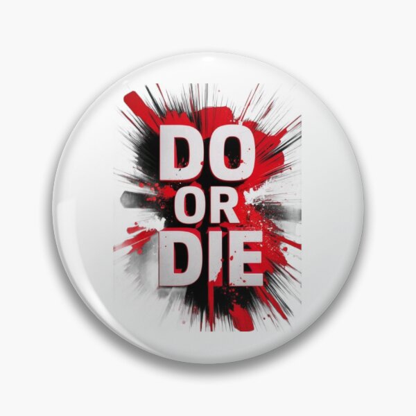 Item preview, DO OR DIE Motivational T-Shirt | Bold Red Black Splatter Graphic Tee | No Excuses Hustle Design designed and sold by Clintora.