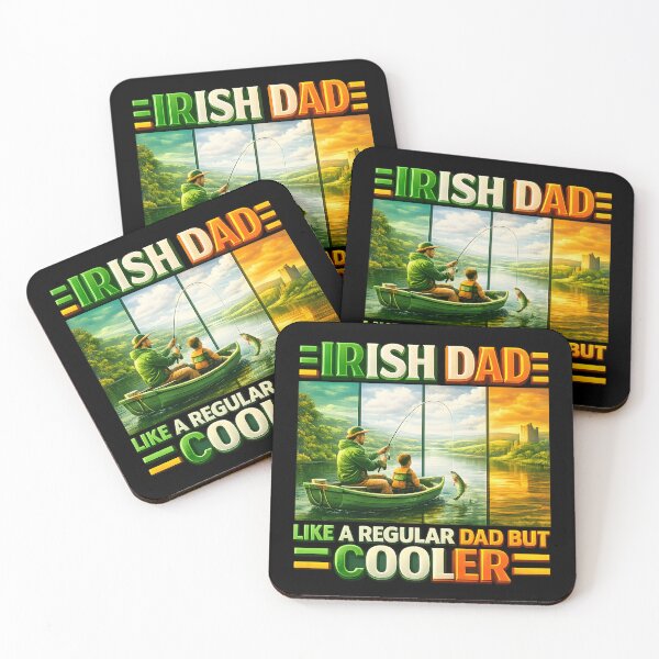 Item preview, Irish Dad Like A Regular Dad But Cooler Ireland American Irish UK designed and sold by OliDesigns.