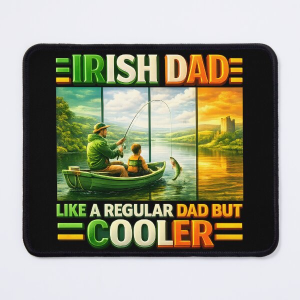 Item preview, Irish Dad Like A Regular Dad But Cooler Ireland American Irish UK designed and sold by OliDesigns.