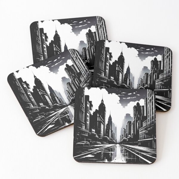 Item preview, Black and Wight City drawing designed and sold by ArDi9168.