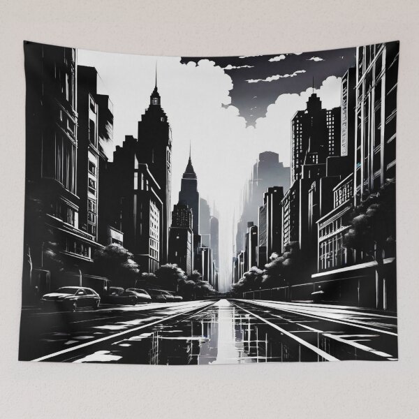 Item preview, Black and Wight City drawing designed and sold by ArDi9168.