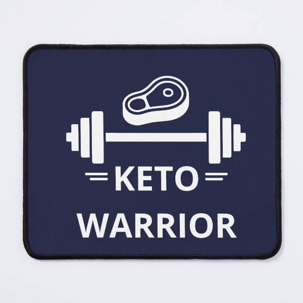 Item preview, Keto Warrior - Funny Gym & Ketogenic Diet Fitness Design designed and sold by DOROTA-0909.