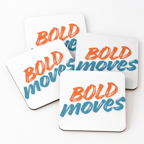 Item preview, Bold Moves Motivational Quote | Confidence & Hustle Design designed and sold by MeghDesigns.