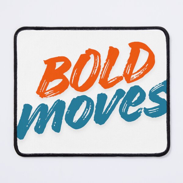 Item preview, Bold Moves Motivational Quote | Confidence & Hustle Design designed and sold by MeghDesigns.