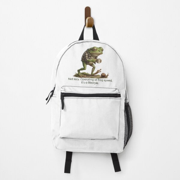 Item preview, Operating at Frog Speed - Funny Coffee Lover & Slow Living Meme designed and sold by Arts Paradise.