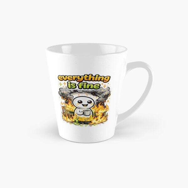 Item preview, Everything Is Fine Funny Dark Humor Meme Design designed and sold by Tattee.