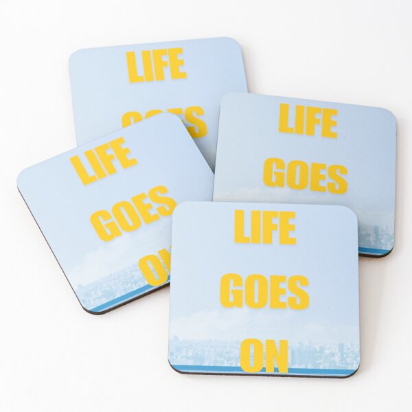Item preview, Life Goes On Inspirational Quote | Calm Aesthetic Minimal Design designed and sold by MeghDesigns.