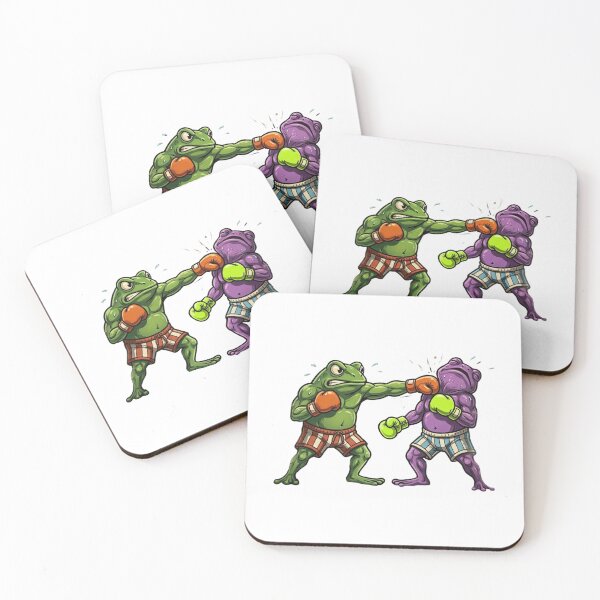 Item preview, Frog Boxing Match – Cute Animal designed and sold by SOUFIANE1991.