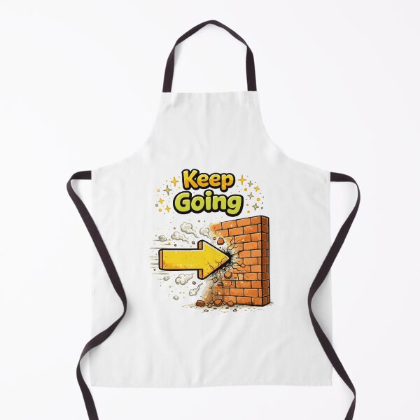 Item preview, Keep Going Motivation Funny Break Through Wall Design designed and sold by Tattee.