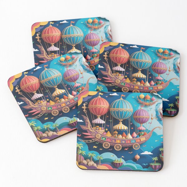 Item preview, Flying Spice Bazaar - Oriental Trading Fleet designed and sold by Paper Wonderland.