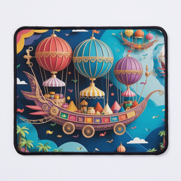 Item preview, Flying Spice Bazaar - Oriental Trading Fleet designed and sold by Paper Wonderland.
