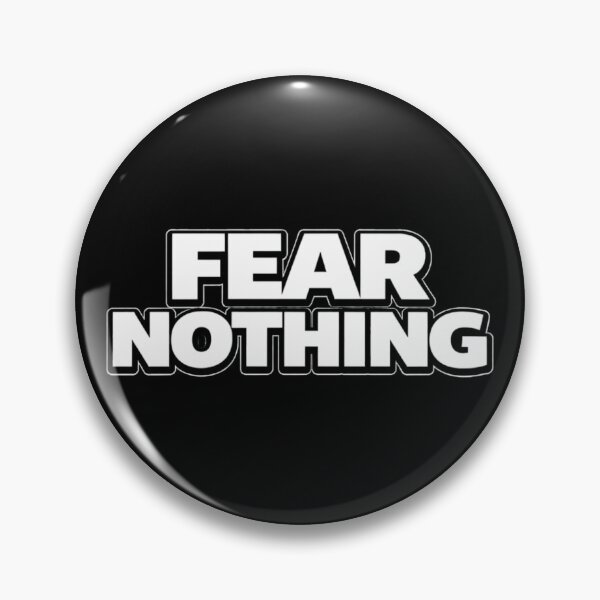 Item preview, Fear Nothing Bold Motivational Quote Shirt designed and sold by Papier Atelier Art.