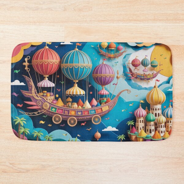 Item preview, Flying Spice Bazaar - Oriental Trading Fleet designed and sold by Paper Wonderland.