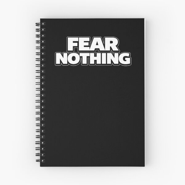 Item preview, Fear Nothing Bold Motivational Quote Shirt designed and sold by Papier Atelier Art.