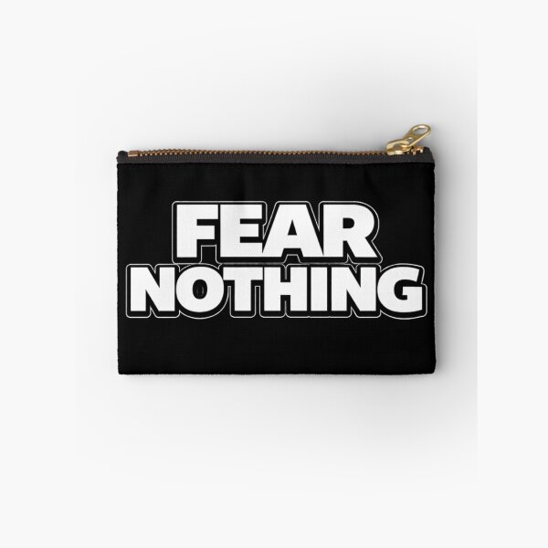 Item preview, Fear Nothing Bold Motivational Quote Shirt designed and sold by Papier Atelier Art.