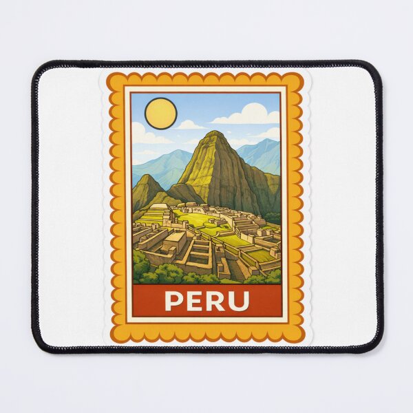Item preview, Peru Machu Picchu Travel Stamp Sticker Magnet designed and sold by CLOUTKULT.