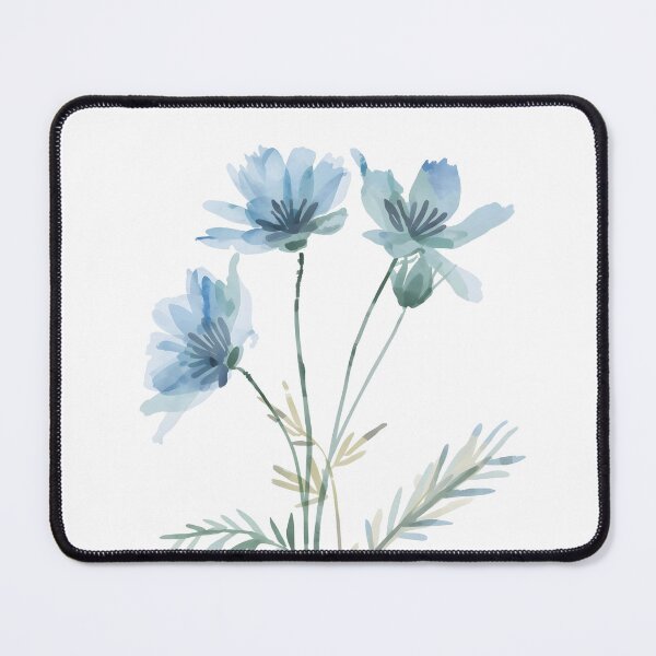 Item preview, Blue wild cornflowers designed and sold by uunaa.