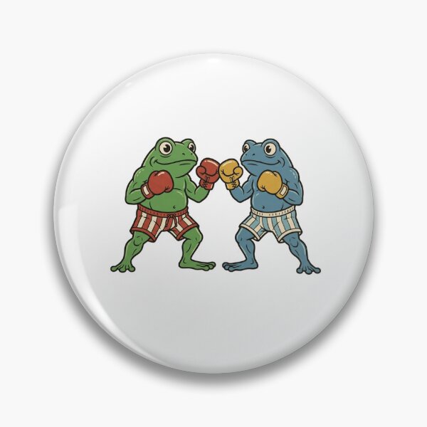 Item preview, Frog Boxing Match – Cute Animal designed and sold by SOUFIANE1991.