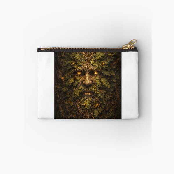 Item preview, The Green Man Awakens – Ancient Forest Guardian Art designed and sold by MythicPortals.
