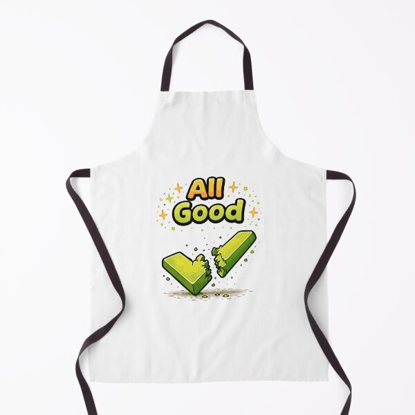 Item preview, All Good Funny Dark Humor Broken Check Mark Design designed and sold by Tattee.