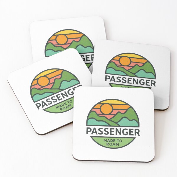 Item preview, Retro Mountain Sunset Illustration — Vintage Passenger Made to Roam Nature Art designed and sold by Colorful-Garden.
