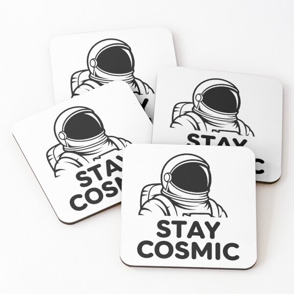 Item preview, Stay Cosmic Minimalist Astronaut Line Art designed and sold by Ossvio.