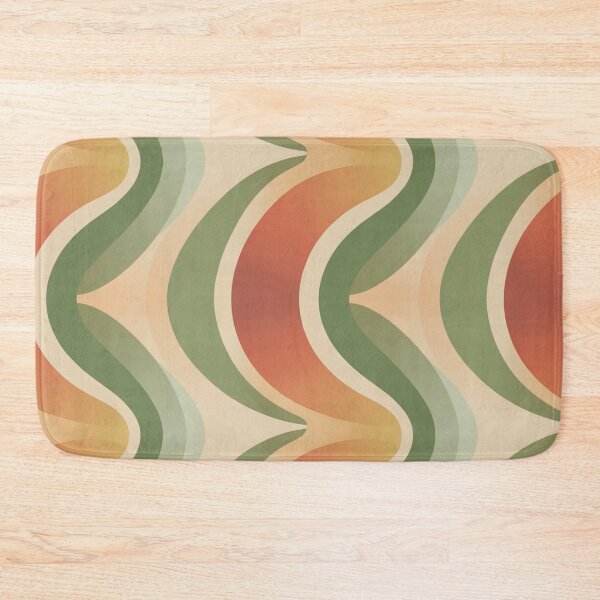Item preview, Abstract Wavy Seamless Pattern – Warm Gradient Waves designed and sold by Midnight Veil Designs.
