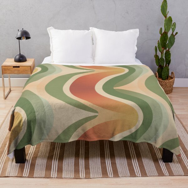 Item preview, Abstract Wavy Seamless Pattern – Warm Gradient Waves designed and sold by Midnight Veil Designs.