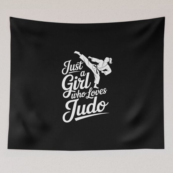 Item preview, just a girl who loves judo designed and sold by jkrphoto.