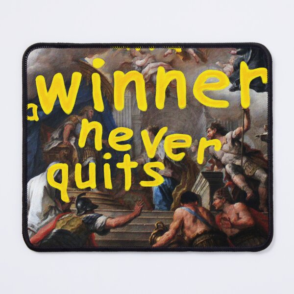 Item preview, Winner never quits designed and sold by SaschaHahnART.