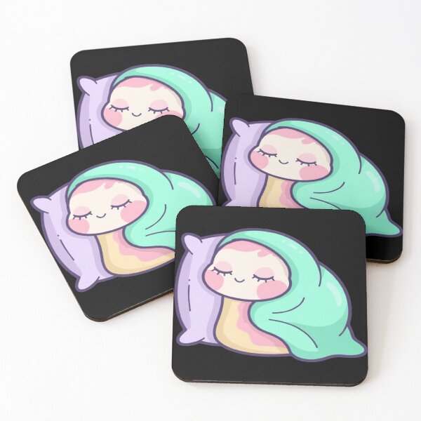 Item preview, Cute Sleeping Snail in Blanket Kawaii designed and sold by DailySparks.