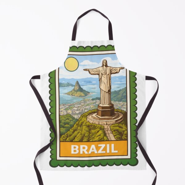 Item preview, Brazil Christ the Redeemer Travel Stamp Sticker Magnet designed and sold by CLOUTKULT.