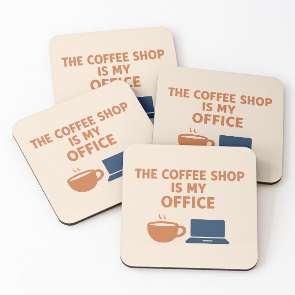 Item preview, Coffee Shop Is My Office designed and sold by fadilow.