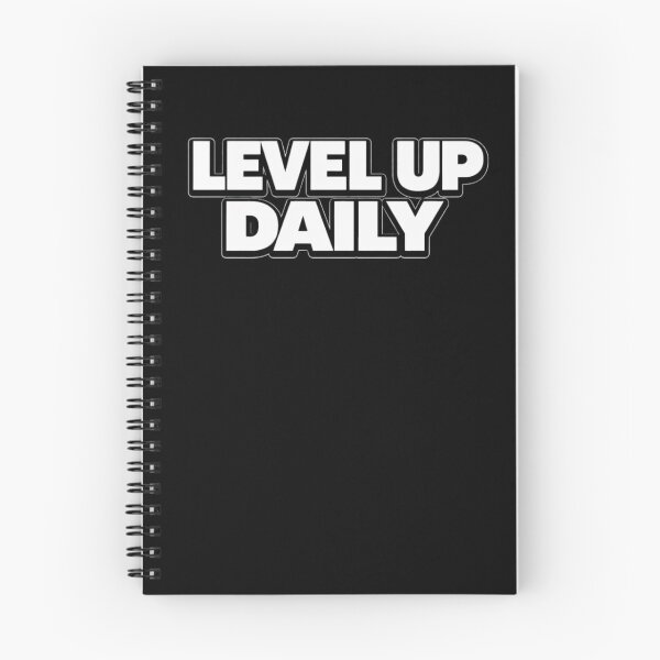 Item preview, Level Up Daily Motivational Quote Shirt designed and sold by Papier Atelier Art.