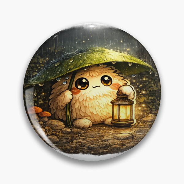 Item preview, Rain Lantern Pipleaf Cozy Fantasy Sticker | The World of Pipleaf designed and sold by TheCrookedFern.