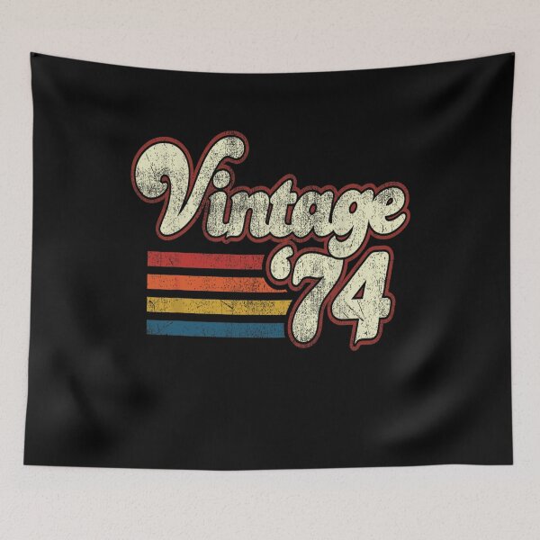 Item preview, Vintage 1974 Retro Birthday - Distressed 70s Aesthetic designed and sold by Creative Spark.